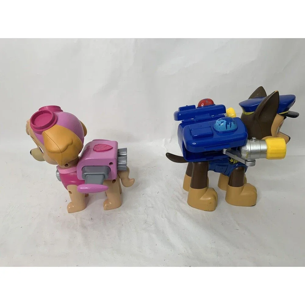 Paw Patrol Chase And Skye Figure Lot Set of 2